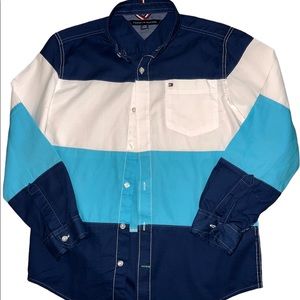 Tommy Hilfiger boys size L (16/18) button down shirt